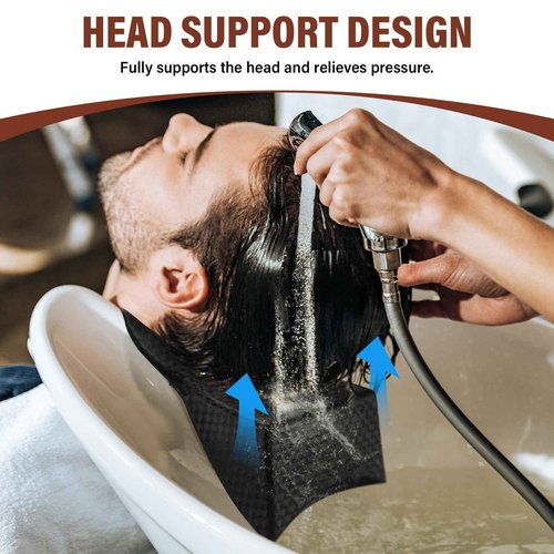 Noverlife Shampoo Bowl Neck Cushion, Salon Neck Rest Gel Cushion Soft Rubber Salon Shampoo Bowl Pillow, Neck Rest Cushion Neck Rest for Shampoo Hair Washing Sink Neck Support for Hair Salon Spa