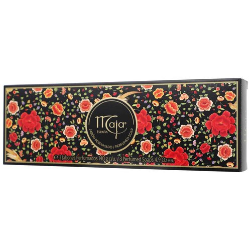 Maja soaps classic set of 3 Soaps140g/ 4.9 Oz Each. The Scent that seduces the world. (Pack of 2)