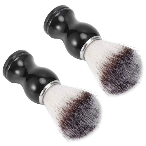 Men Shaving Brush, Light Weight Small Size Easy to Grip Shaving Brush, for Hair Salon