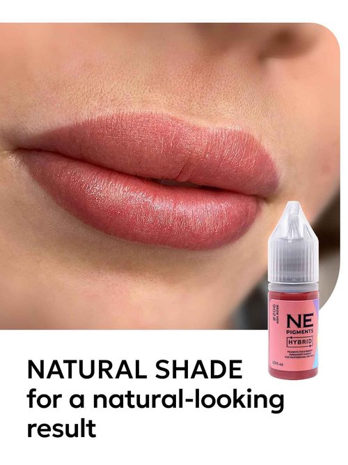 NE PIGMENTS Ash Rose #206 - By Elena Nechaeva - Lip Pigment - Permanent Makeup - Professional Tattoo Ink