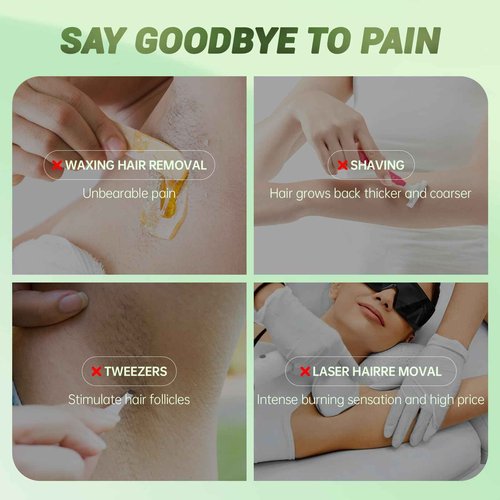 Hair Removal Cream For Women - Painless Body Hair Remover Sensitive Skin Hair Removal For Back Legs Fast And Gentle 6.76 Fl Oz