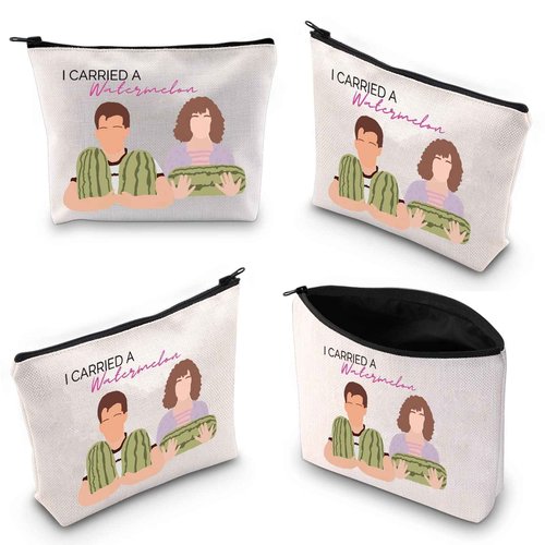 XYANFA Dance Dirty Inspired Makeup Bag Dancing Gift Watermelon Lover Gift 80s Movie Zipper Pouch (12.I CARRIED A Watermelon)
