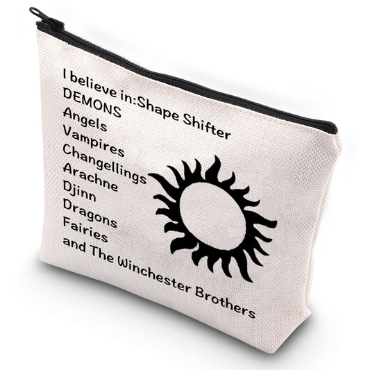 G2TUP the Winchester Halloween Cosmetic Makeup Bag Funny Accessories Pouch Fans Gifts