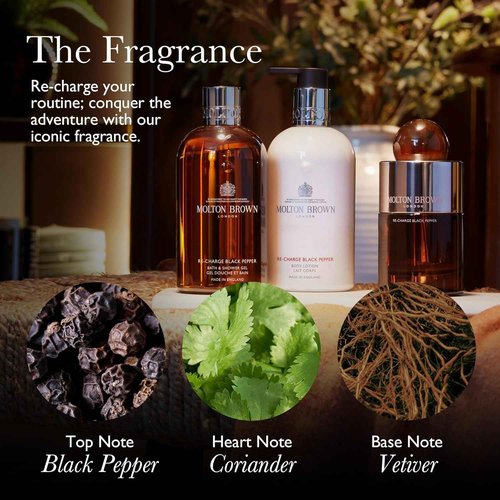 Molton Brown Re-Charge Black Pepper Bath & Shower Gel 10 fl. oz.
