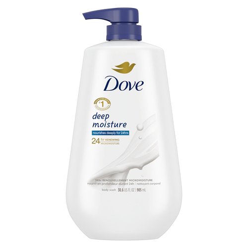 Dove Advanced Care Hand Wash Deep Moisture Pack of 3 for Soft, Smooth Skin More Moisturizers & Body Wash with Pump Deep Moisture For Dry Skin Moisturizing Skin Cleanser