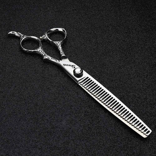 6/7/8 Inch Professional Hair Clippers, Japan 440C Cobalt Alloy Hair Clippers, Hair Clipper for Weight Loss (7 Inch Thin Scissors-AA)