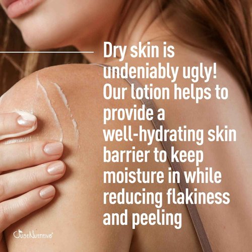 Just Nutritive Body Lotion - Best Lotion for Your Body With Skin Loving Goodness - Tucuma butter and Black Currant Seed oil nourish and replenish your skin - 16 Oz