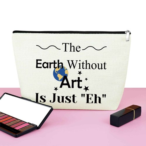 Art Lovers Gifts Makeup Bag Art Teacher Appreciation Gifts Artist Gift for Women Art Student Graduation Gifts Art Cosmetic Bag Funny Birthday Christmas Gifts Art Gifts for Women Travel Cosmetic Pouch