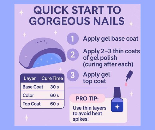120W UV LED Nail Lamp for Gel Nails – Professional Nail Dryer with 4 Timers, LCD Display, Auto Sensor & Low Heat Mode – Removable Base, 36 LED Beads – BAREDAZZLE