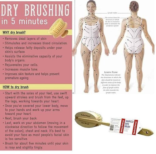 Yerba Prima Tampico Skin Brush (Pack of 2) - Natural Vegetable Fiber Bristles for Dry Skin Brushing