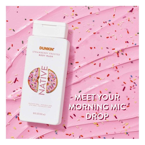 Native Body Wash Limited Edition Scents | Vanilla Sprinkle 18 oz Body Wash & Strawberry Frosted 18 oz Body Wash (Vanilla Sprinkle & Strawberry Frosted)