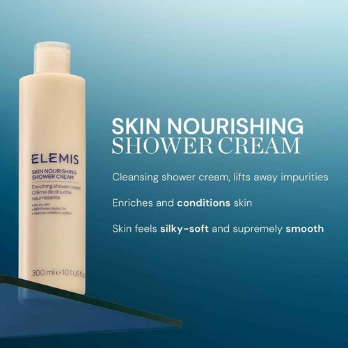 ELEMIS Skin Nourishing Shower Cream; Enriching Shower Cream, 10.1 Fl Oz