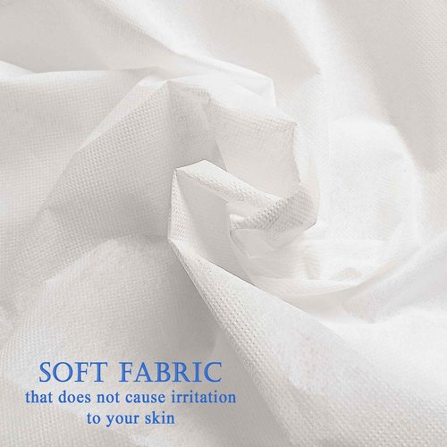 Disposable Single-Use Pre-Cut Bed Sheets for Massage, Spa | Nonwoven | Size: 30 x 71 Inch | 50 Pieces per Pack | Color: White | Disposable Bedsheets for Spa, Massage, Tatoo and Beauty Salon by KGS