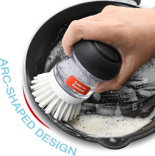 6 Pack Soap Dispensing Palm Brush Refills, Palm Brush Replacement Head