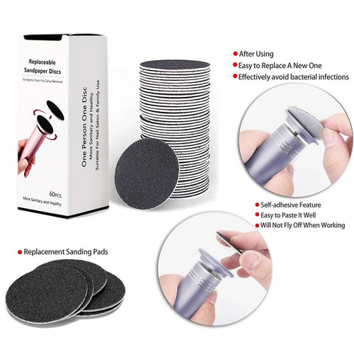 Upgraded Electric Callus Remover for Feet 1200rpm, Adjustable Speed Professional Electric Foot Sander Foot Filer Women Men Pedicure Tools for Feet Callus Remover, FCR-2 Gray