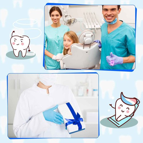 Landical 100 Pcs Mini Dental Floss Keychain Bulk Tooth Shaped Portable Floss Cleaning for Travel Homeless Donated Gifts Teeth Cleaning Oral Care 15 M /16.4 Yard (Multicolor)