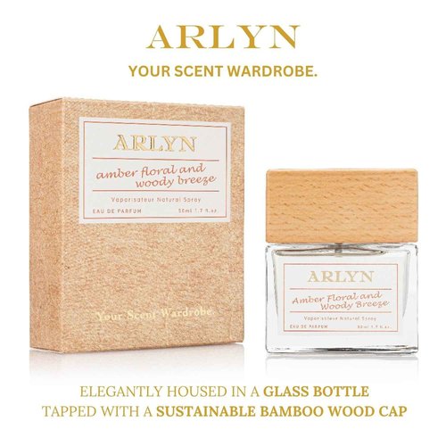 ARLYN Amber Floral and Woody Breeze Eau De Parfum Inspired by for Baccarat Rouge 540, Perfume for Men & Women, Luxury Fragrance - Vegan, Cruelty-Free, and Eco-Conscious (1.7oz / 50ml)
