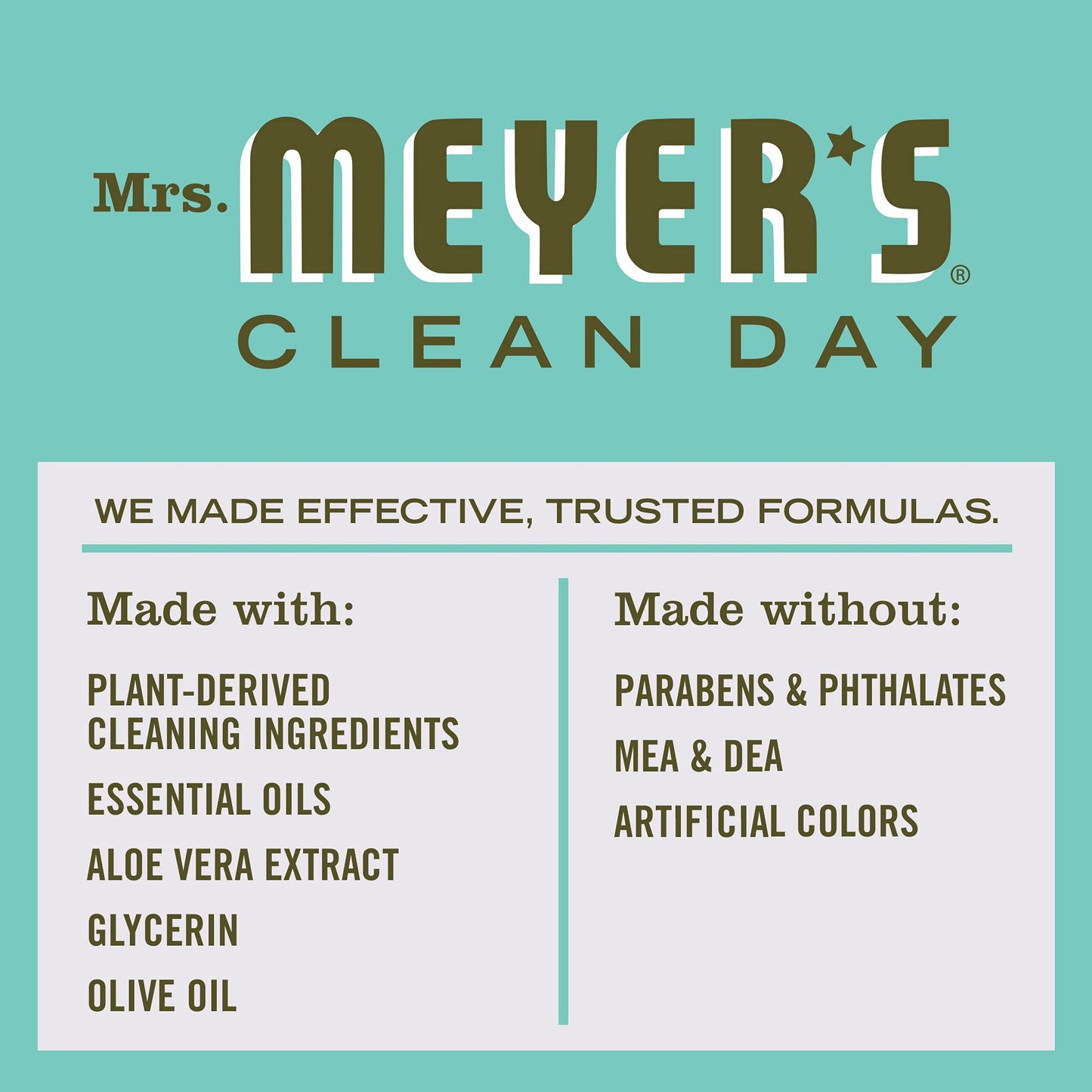 MRS. MEYER'S CLEAN DAY hand soap Scent Variety Pack, (Peppermint + Iowa Pine + Orange Clove)