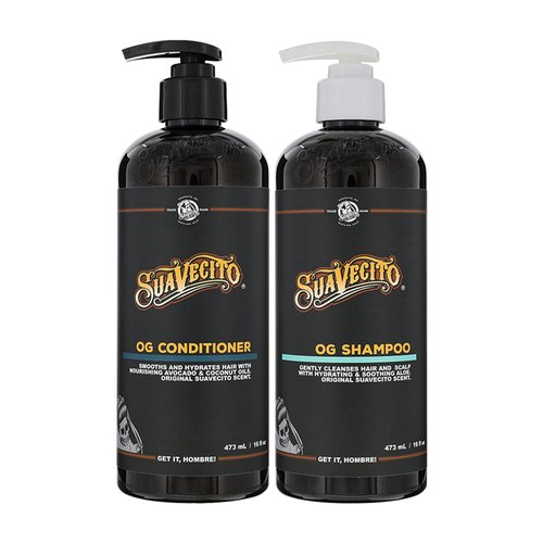 OG Shampoo & Conditioner Set 16 oz Pump Bottle with Provitamin B5, Natural Oils To Fortify & Restore Damaged Hair, Gently Cleanses Conditions Soothes & Hydrates, Sulfate Free Works On All Hair Types