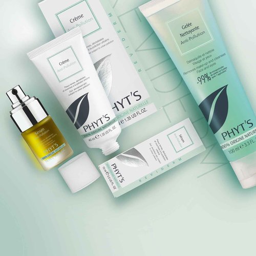 Phyts Anti-Pollution Cleansing Jelly - Facial Cleanser for Women - Removes Waterproof Makeup and Impurities - Nourishes Skin - 3.3 oz
