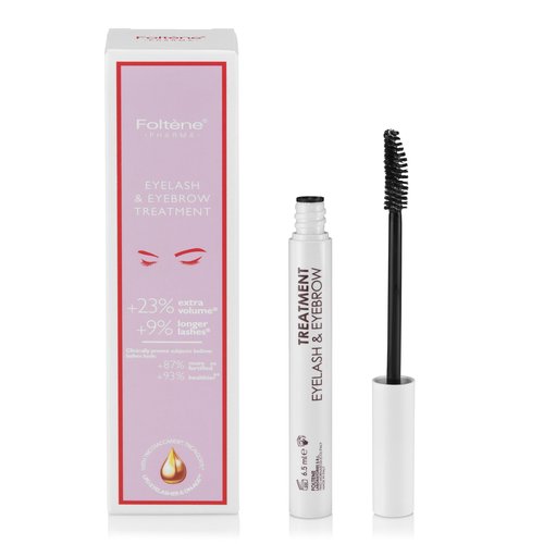 Foltene Eyelash & Eyebrow Treatment - Lash and Brow Serum with Applicator - Stimulate Growth for Thicker Longer Fuller Eyelashes & Eyebrows - Strengthening & Protective Effect - Nutrition Conditioner