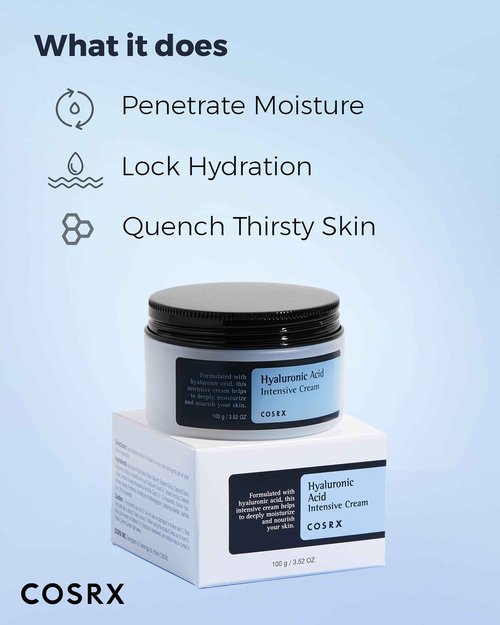 COSRX Ultimate Hydration Repair Duo - Hyaluronic Acid Intensive Cream + Snail Mucin 96% Essence, Long-lasting Intense Hydration and Skin Repair Care