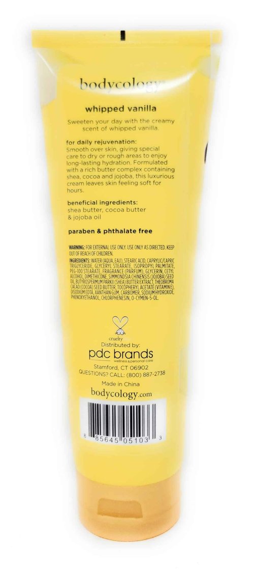 Generic Whipped Vanilla 2 in 1 Body Wash and Bubble Bath 16 fl oz & Whipped Vanilla Body Cream 8 oz (Pack of 2)