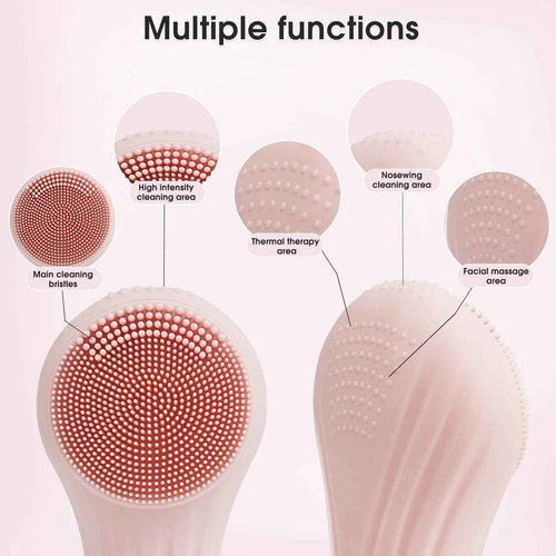 Facial Cleansing Brush,Electric Face Brush Suitable for Men and Women,Fast Cleanse,Exfoliation and Massage,USB Charging