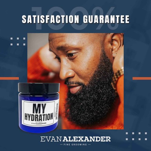 Evan Alexander Fine Grooming MY Hydration Beard Leave-In Conditioner for Men - 4 oz, Hydrates, Softens, Eliminates Dryness, Tames Frizz, Promotes Healthy Beard Growth