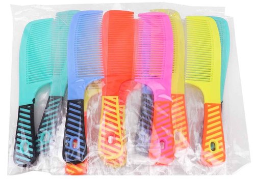 Disposable Combs in Bulk - Widen Individually Wrapped Sturdy Hair Combs for Women, Men & Homeless - 100 Pack (Colorful) for Hotel, Shelter, Nursing Home, Charity & Church
