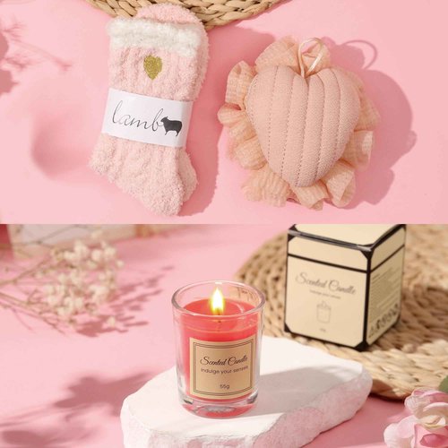 Christmas Gifts for Women,Relaxing Spa Gifts Baskets for Mom,Christmas Happy Birthday Gift Ideas Basket.