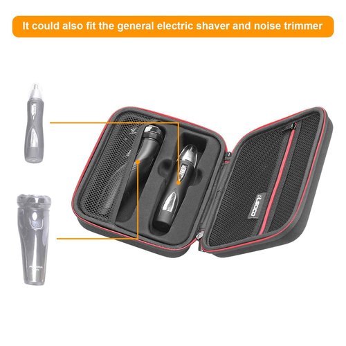 RLSOCO Hard Case Compatible With Philips QP6530/70,QP6530/80,QP6531/70, QP6550/70,QP6520/70,QP6510/20 Hybrid Electric Trimmer (Case Only)