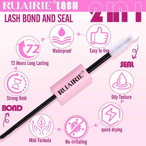 Ruairie Bond and Seal Lash Glue - Strong Hold, Waterproof, Eyelash Clusters