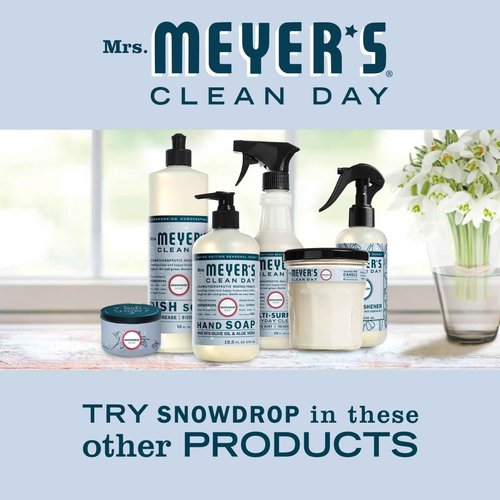 Mrs. MEYER'S CLEAN DAY Liquid Hand Soap Variety Pack Scent, 33 OZ Refill + 12.5 OZ, 1 CT (Snowdrop)