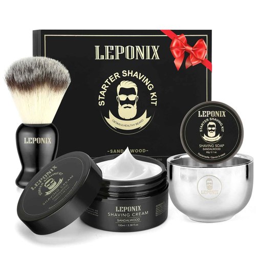 Basic Shaving Kit for Men & 250ml Luxury Large Shaving Cream