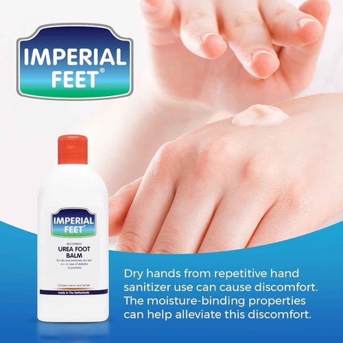 Imperial Feet Urea Foot Balm - Natural Urea Cream for Foot Care, Cracked Heel Repair, Rough Skin, Dryness, Calluses - Cleansing, Exfoliant - Wild Herb Extract - 5.07oz