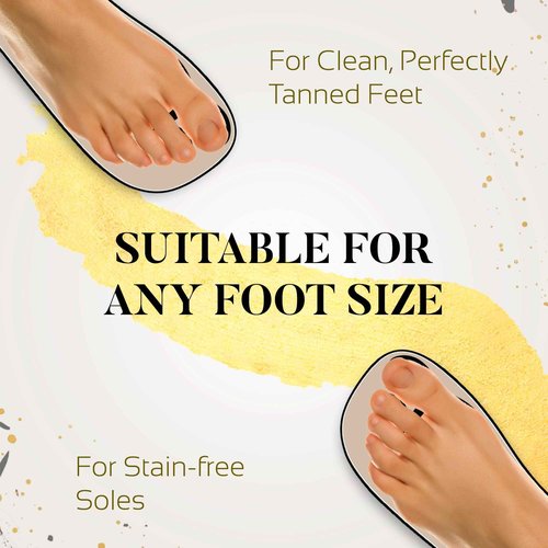 X-TAN Sunless Stick-On Feet Tanning Stickers, Vegan Disposable Pads, 25 Pairs, 1 Pack