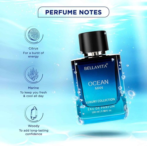 BellaVita Luxury's Fire & Ice | CEO Man Intense & Ocean Man | Perfume for Men | Long Lasting | Eau De Parfum | 2x100ml Perfumes