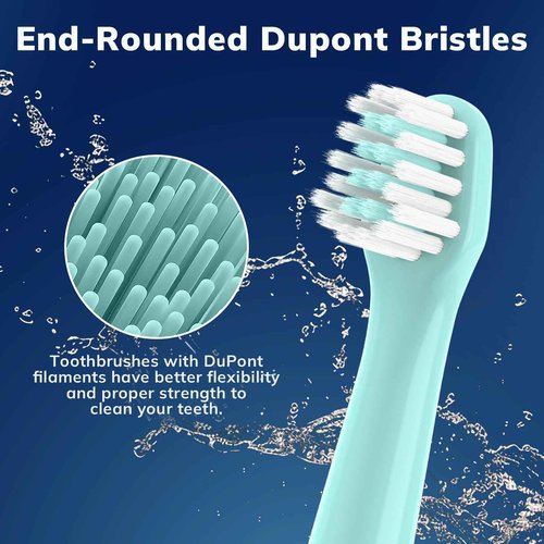 10 Pack Replacement Toothbrush Heads Compatible with Colgate Hum Toothbrush- Brush Heads Replacement for Colgate Hum Connected Smart Battery Electric Toothbrush