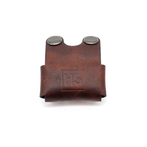 Henson Shaving Razor Leather Head Cover/Sheath for Henson AL13 and Henson Ti22 (Brown Leather)