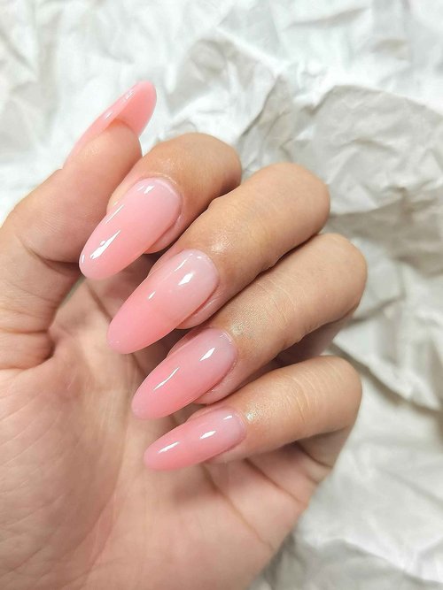 AIMEILI Hema-Free Shine Finish No Wipe Top and Base Coat 2 x 15ml Set, Builder Base Clear Sheer Color Gel 6pcs X 10ml