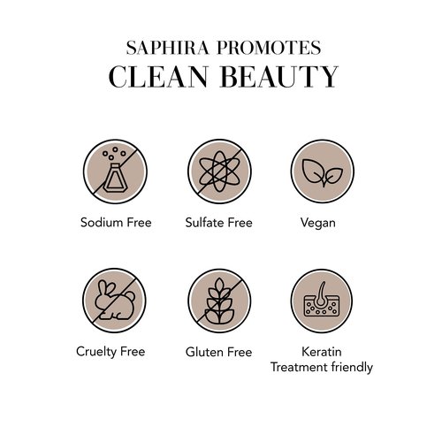 Saphira Volumizer Styling Spray for Fine and Thin Hair with 26 Healing Minerals, Sulfate-Free, Paraben-Free, Softens, and Volumizes Fine, Thin or Chemically Treated Hair, 5.1 Ounce
