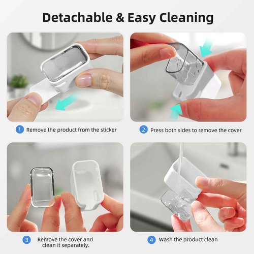 GONGQIN Travel Toothbrush Head Cover 2PCS, Electric Toothbrush Covers Caps, Ventilated Toothbrush Protectors Caps for Travel, Camping, Bathroom, Business, Grey