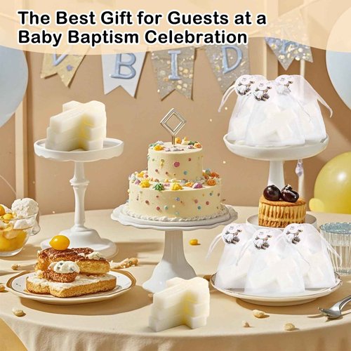 50 Pcs Baptism Favors Set Cross Soap for Girls and Boys,Baptism Party Favors for Guests,Christening Souvenirs for First Communion Favors,Recuerdos De Bautizo Para Niño Niña,Primera Comunion Recuerdos