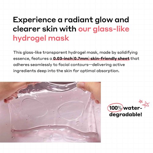 CELLEANSER ROSETINOL™ PDRN Glow Mask – Smooth, Healthy Glow Skin Hydrogel Facial Mask with Rose PDRN & Retinol (25g x 5ea.)