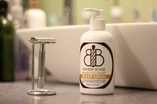 Barber Bond® Premium Unisex Full Body Shave Serum (8oz) Clear Shave Gel