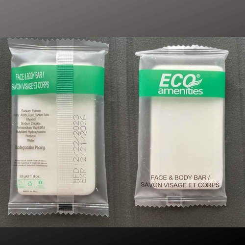 ECO amenities Bar Soap - Travel Essentials Bath Soap Bars - Hotel Amenity Bulk Set - Cruelty-Free & Individually Wrapped - 1 Oz Travel Pack