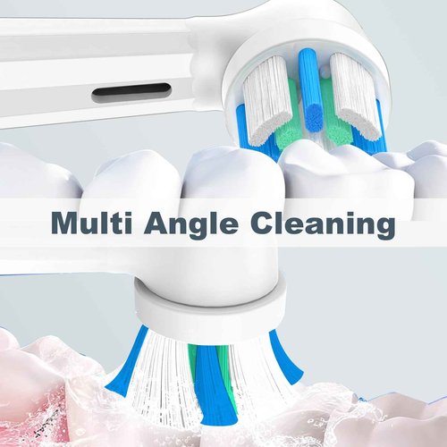 12 Pcs IO Replacement Heads Compatible with Oral B IO 2/3/4/5/6/7/8/9/10/Deep Clean Series Electric Toothbrushes, Medium Softness Brush Heads Compatible with Oral B iO (White)