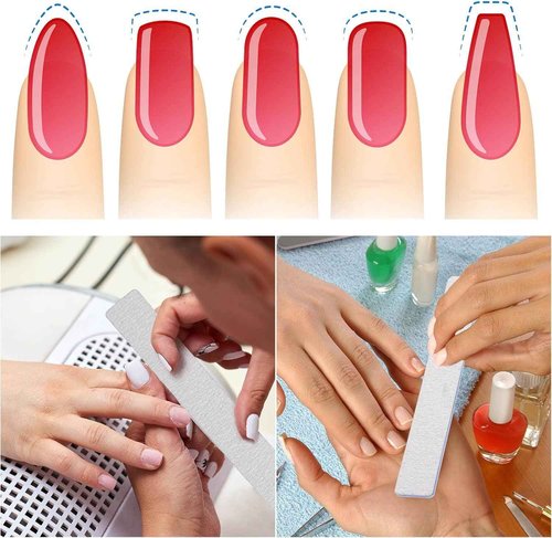 150pcs 80/80 Grit Nail Files Set, Manicures Pedicures Nails Emery Boards File Professional Nail Art Tools for Home,Salon,Clients,Strong, 2 Sided