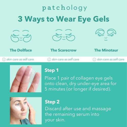 Patchology Rejuvenating Under Eye Patches for Dark Circles & Puffy Eyes - Hydrating Eye Mask with Caffeine & Collagen - Reduces Dark Circles, Puffiness, and Wrinkles - Under Eye Care (15 Pairs)